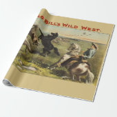 De wilde paarden van Buffalo Bill Cadeaupapier (Uitgerold)