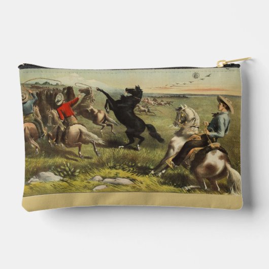 De wilde paarden van Buffalo Bill Etui (Achterkant)