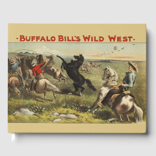 De wilde paarden van Buffalo Bill Gastenboek (Voorkant)