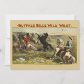 De wilde paarden van Buffalo Bill Kaart (Voorkant)