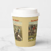 De wilde paarden van Buffalo Bill Papieren Bekers (Links)