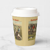De wilde paarden van Buffalo Bill Papieren Bekers (Rechts)