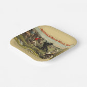 De wilde paarden van Buffalo Bill Papieren Bordje (Gebogen)
