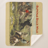 De wilde paarden van Buffalo Bill Sherpa Deken (Voorkant)