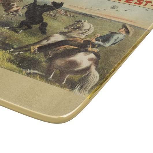 De wilde paarden van Buffalo Bill Snijplank (Hoek)