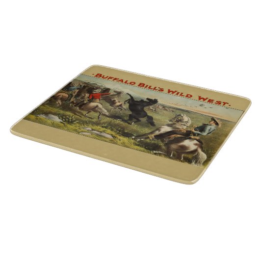 De wilde paarden van Buffalo Bill Snijplank (Hoek)