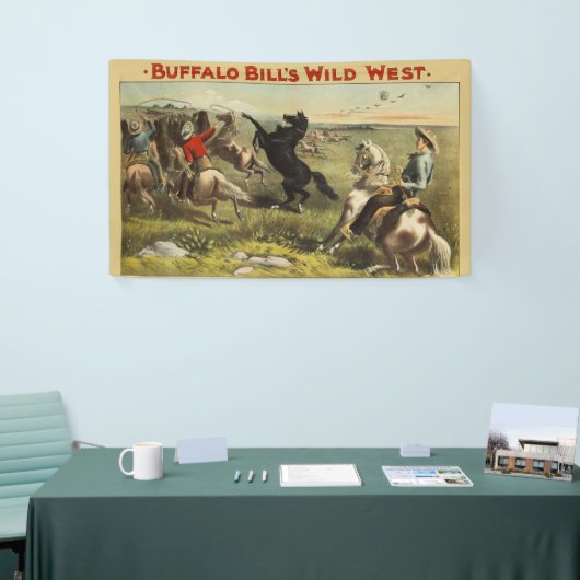 De wilde paarden van Buffalo Bill Spandoek (Beurs)