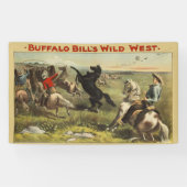 De wilde paarden van Buffalo Bill Spandoek (Horizontaal)