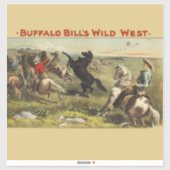 De wilde paarden van Buffalo Bill Sticker (Vel)