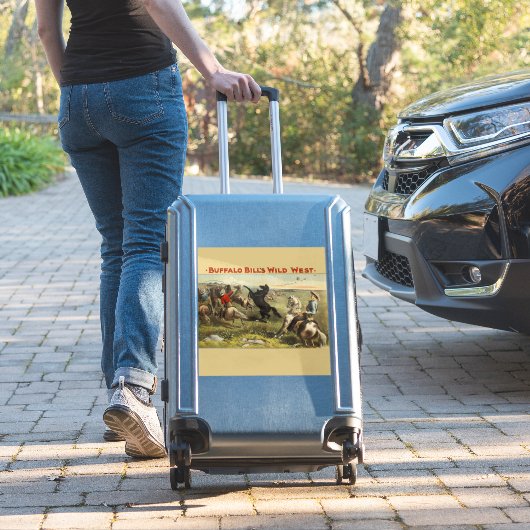 De wilde paarden van Buffalo Bill Sticker (Koffer Insitu)