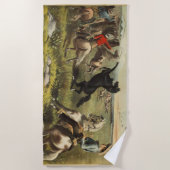 De wilde paarden van Buffalo Bill Strandlaken (Voorkant)