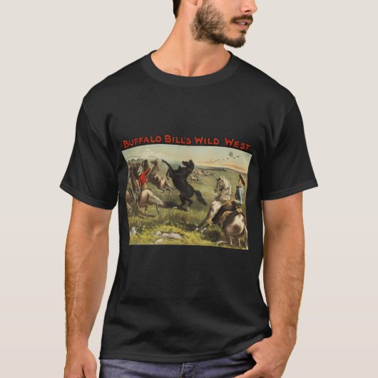 De wilde paarden van Buffalo Bill T-shirt (Voorkant)