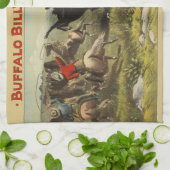 De wilde paarden van Buffalo Bill Theedoek (Gevouwen)