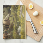 De wilde paarden van Buffalo Bill Theedoek (Quarter Fold)