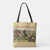 De wilde paarden van Buffalo Bill Tote Bag (Achterkant)