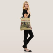 De wilde paarden van Buffalo Bill Tote Bag (Op model)