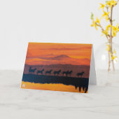 De wilde paarden van Montana schilderij van Alfred Kaart (Gele Bloem)