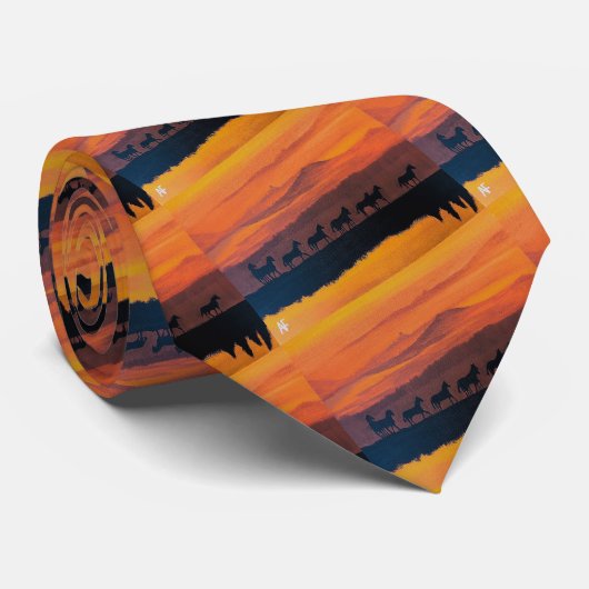 De wilde paarden van Montana schilderij van Alfred Stropdas (Opgerold)