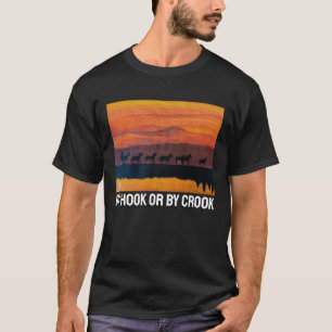 De wilde paarden van Montana schilderij van Alfred T-shirt