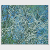 De wilde pruimenboom in bloei cadeaupapier (Vlak)