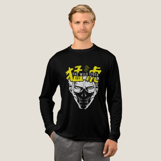 De wilde tijger L7 Tri-Blend Shirt (Voorkant)