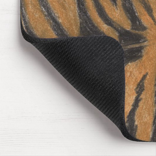 De wilde tijger muismat (Hoek)