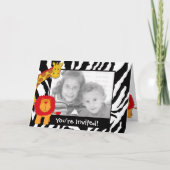 De wilde Uitnodiging van de Verjaardag van de (Voorkant)