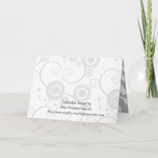 De wilde Uitnodiging van de Verjaardag van de (Achterkant)