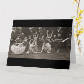 De wilde Vrouwen dansen 1924 Kaart (Gele Bloem)