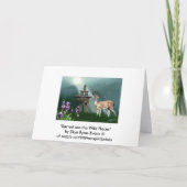 De wilde Wenskaarten van Herten & van de Wildernis Kaart (Achterkant)