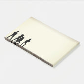 De wilde westerse dans post-it® notes (Schuin)