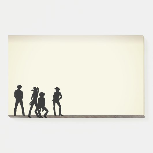 De wilde westerse dans post-it® notes (Voorkant)