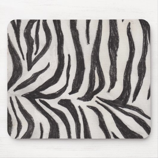 De wilde Zebra Muismat (Voorkant)