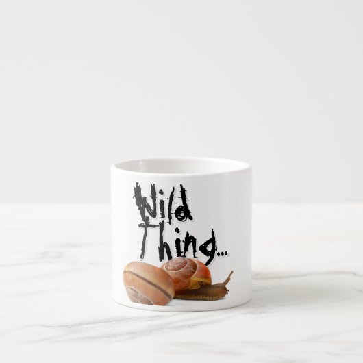 De wilde zijde van een slak espresso kop (Voorkant)