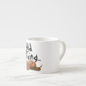 De wilde zijde van een slak espresso kop (Voorkant rechts)