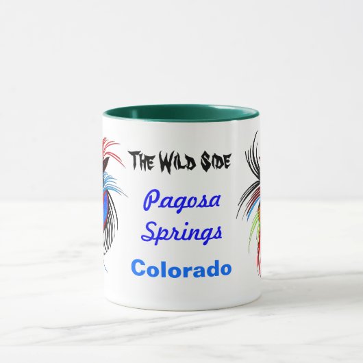 De wilde zijvogel mok (Midden)