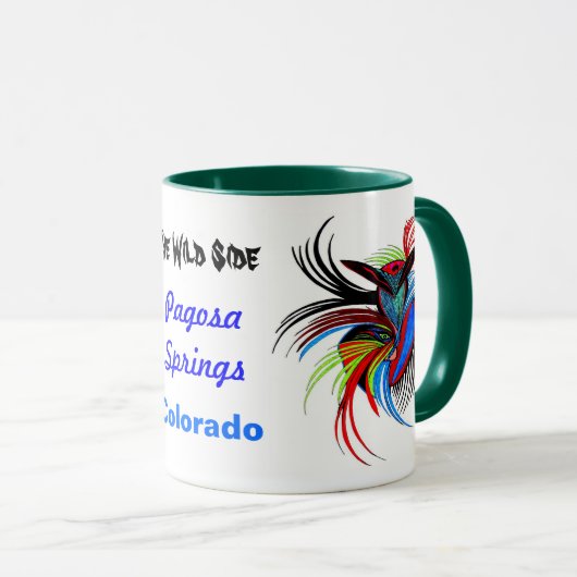 De wilde zijvogel mok (Voorkant rechts)