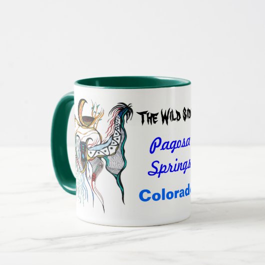 De wilde zijwereld mok (Voorkant links)