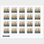 De Wilde Zwan, 1906 Vierkante Sticker (Vel)