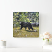 De wilde Zwarte draagt & het Canadese BosArt. van Vierkante Klok (Huis)