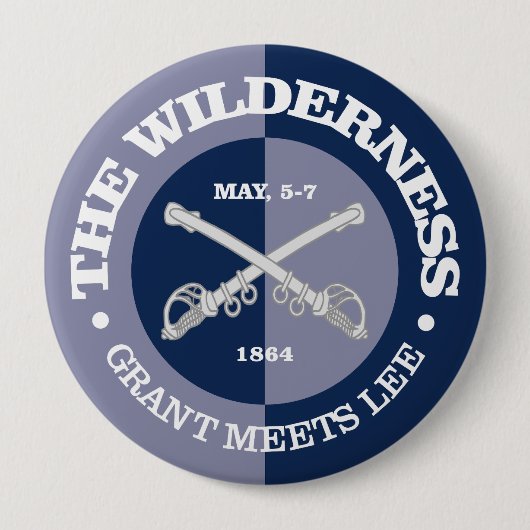 De wildernis (B&G) Ronde Button 4,0 Cm (Voorkant)