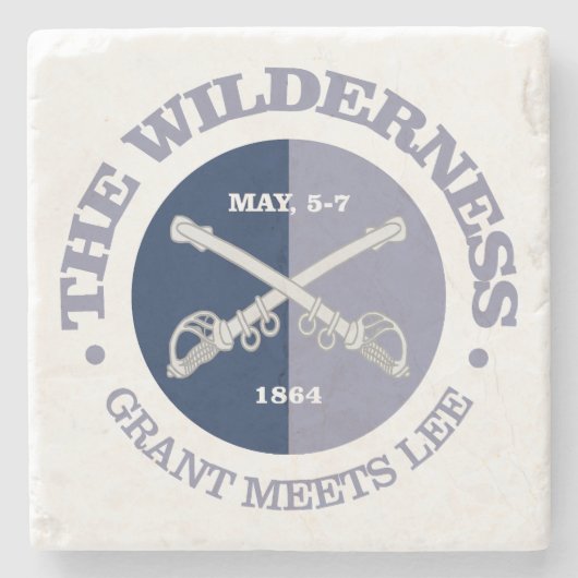 De wildernis (B&G) Stenen Onderzetter (Voorkant)
