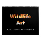 De Wildlife kunstkalender personaliseert het jaar Kalender (Hoes)