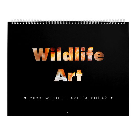 De Wildlife kunstkalender personaliseert het jaar Kalender (Hoes)