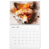 De Wildlife kunstkalender personaliseert het jaar Kalender (Mar 2027)