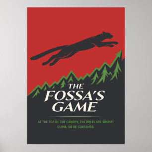 De wildstrategie van The Fossa's Game Poster