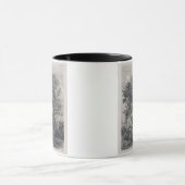 De wilg (etsen) mok (Midden)