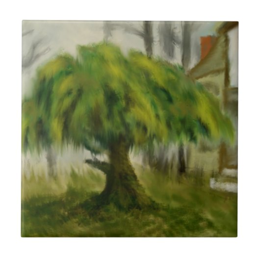 De wilg tegeltje (Voorkant)