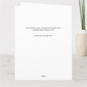 De Wilg van het water door Dante Gabriel Rossetti Kaart (Achterkant)