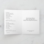 De wilg weent sympathie Wenskaart Feestdagen Kaart (Binnen)